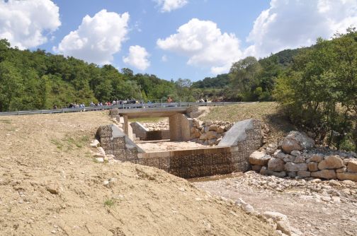 Inaugurato ponte su strada comunale Molinara- San Giorgio la Molara