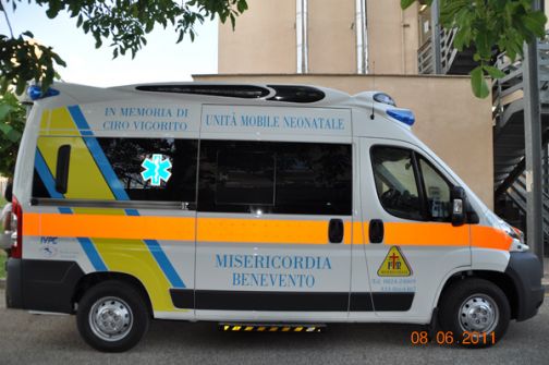 Misericordia, acquistata l’Unità Mobile Neonatale: l’inaugurazione