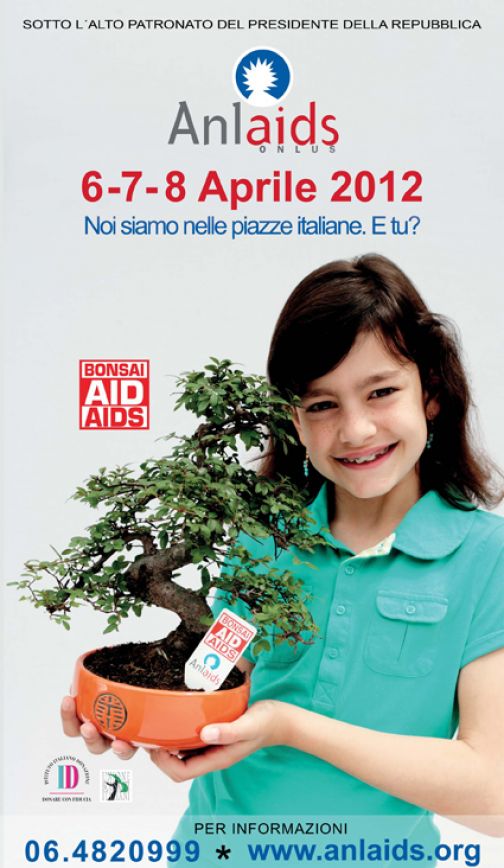 XXa Edizione di Bonsai Aid Aids, il 6,7 e 8 aprile in 3000 piazze