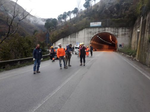Strada provinciale Cerreto-Cusano-Pietraroja: al via i lavori di contenimento